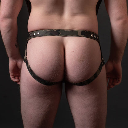 Large Pouch Leather Jockstrap