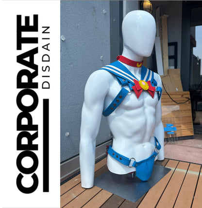Custom Leather Costume (Blue Seaman)