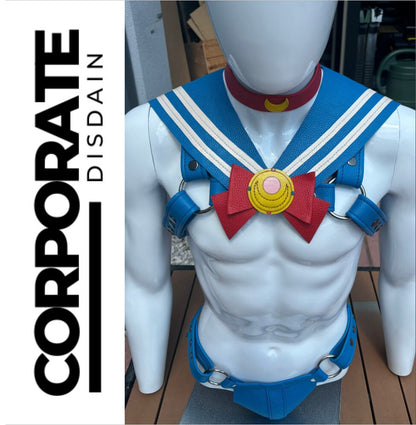 Custom Leather Costume (Blue Seaman)