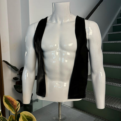 Leather Vest (Handmade and Custom Sizing)