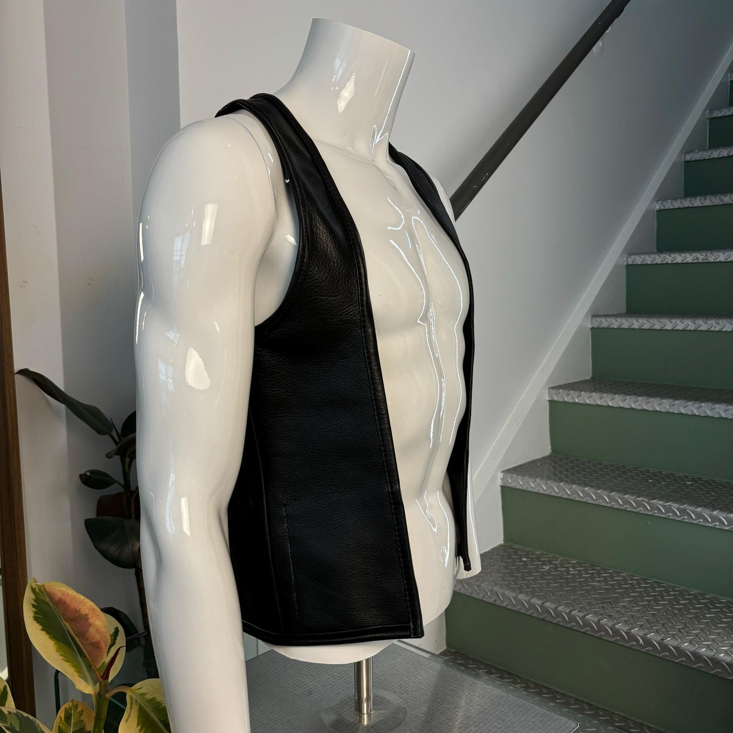 Leather Vest (Handmade and Custom Sizing)